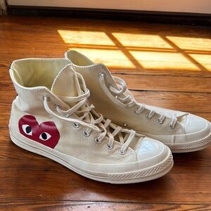 High-Top Comme Des Garçons Converse Size Men’s 10